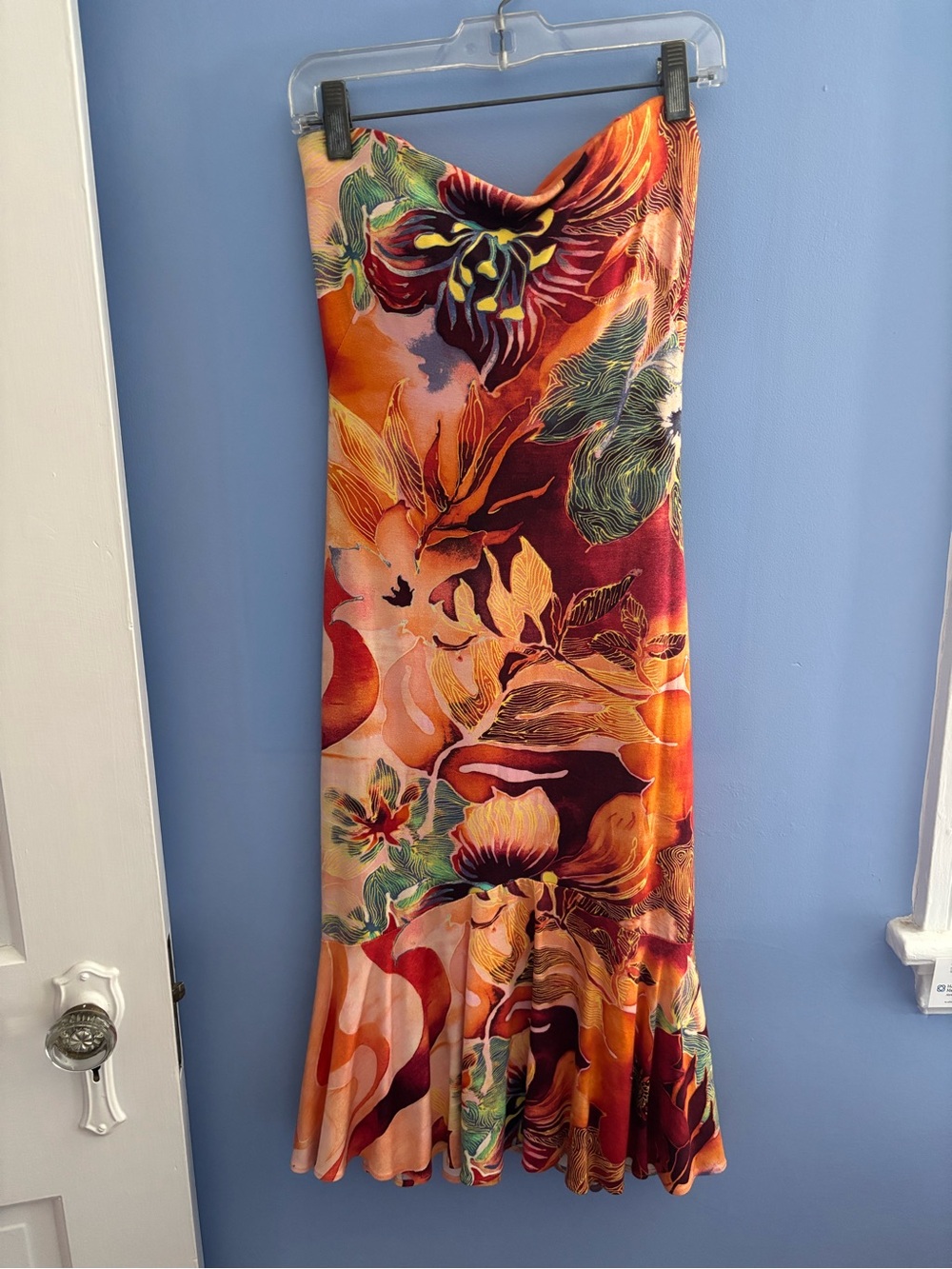 Vintage Cache strapless dress
